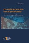 Buchcover Korruptionsprävention im Auslandsvertrieb