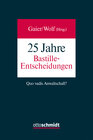 Buchcover 25 Jahre Bastille-Entscheidungen