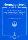 Buchcover Gedenkschrift Hermann Soell