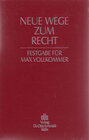 Buchcover Neue Wege zum Recht