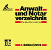 Buchcover Anwalt- und Notarverzeichnis