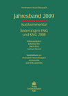 Buchcover Jahresband 2009