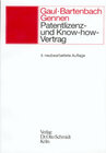 Buchcover Patentlizenz- und Know-how-Vertrag