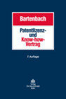 Buchcover Patentlizenz- und Know-how-Vertrag