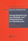 Buchcover Umstrukturierung von Betrieb und Unternehmen im Arbeitsrecht