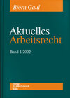 Buchcover Aktuelles Arbeitsrecht