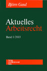 Buchcover Aktuelles Arbeitsrecht