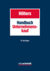 Buchcover Handbuch Unternehmenskauf