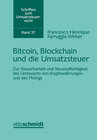 Buchcover Bitcoin, Blockchain und die Umsatzsteuer