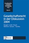 Buchcover Gesellschaftsrecht in der Diskussion 2004