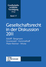 Buchcover Gesellschaftsrecht in der Diskussion 2011