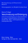 Buchcover Verschmelzung und Einbringung