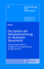 Buchcover Das System der Verlustrechnung im deutschen Steuerrecht