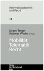 Buchcover Mobilität - Telematik - Recht