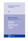 Buchcover DGRI Jahrbuch 2010