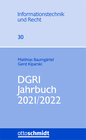 Buchcover DGRI Jahrbuch 2021/2022