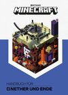 Buchcover Minecraft, Handbuch für Nether und Ende