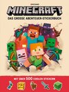 Buchcover Minecraft, Das große Abenteuer-Stickerbuch