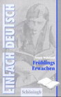 Buchcover EinFach Deutsch - Textausgaben / Frühlings Erwachen