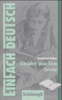 Buchcover EinFach Deutsch - Textausgaben / Kleider machen Leute