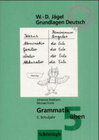 Buchcover Grundlagen Deutsch / Grammatik üben. 5. Schuljahr