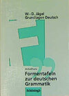 Buchcover Grundlagen Deutsch / Formentafeln zur deutschen Grammatik