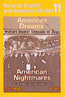 Buchcover Texts for English and American Studies / American Dreams - American Nightmares