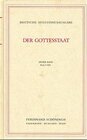 Buchcover Deutsche Augustinus-Ausgabe / Der Gottesstaat (De civitate Dei)