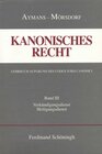 Buchcover Kanonisches Recht - Kartonierte Studienausgabe. Lehrbuch aufgrund des Codex Iuris Canonici