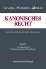 Buchcover Kanonisches Recht. Lehrbuch aufgrund des Codex Iuris Canonici