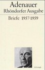 Buchcover Adenauer Briefe 1957-1959