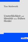 Buchcover Unsterblichkeit und Identität beim frühen Herder