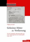 Buchcover Geheime Hüter der Verfassung