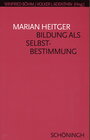 Buchcover Bildung als Selbstbestimmung