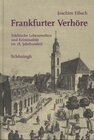 Buchcover Frankfurter Verhöre