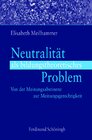 Buchcover Neutralität als bildungstheoretisches Problem