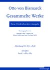Buchcover Otto von Bismarck - Gesammelte Werke. Neue Friedrichsruher Ausgabe
