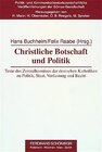 Buchcover Christliche Botschaft und Politik