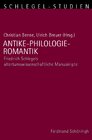 Buchcover Antike-Philologie-Romantik