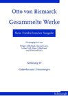 Buchcover Neue Friedrichsruher Ausgabe. Otto von Bismarck - Gesammelte Werke