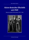 Buchcover Akten deutscher Bischöfe seit 1945