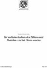 Buchcover Ein Vorläuferstadium des Zählens und Abstrahierens bei "Homo erectus"