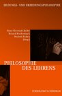 Buchcover Philosophie des Lehrens