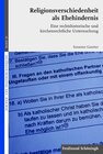 Buchcover Religionsverschiedenheit als Ehehindernis