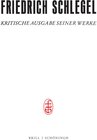Buchcover Lessings Gedanken und Meinungen / aus dessen Schriften zusammengestellt und erläutert von Friedrich Schlegel