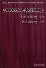 Buchcover Paradeisspiele und Schäferspiele