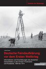 Buchcover Deutsche Feindaufklärung vor dem Ersten Weltkrieg
