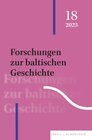 Buchcover Forschungen zur baltischen Geschichte