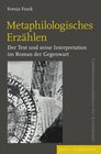 Buchcover Metaphilologisches Erzählen