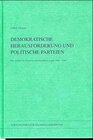 Buchcover Demokratische Herausforderung und politische Parteien
